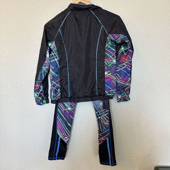 Girls Disney Jedi Force In Training Two Piece Outfit Jacket Leggings 9/10 Saber - Picture 8 of 9